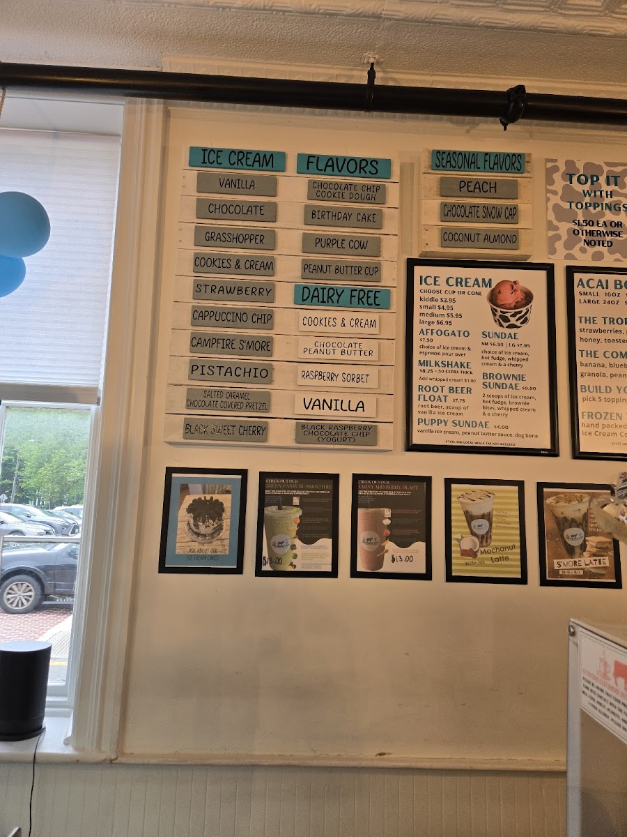 Uncommon Cow Photo Menu 2