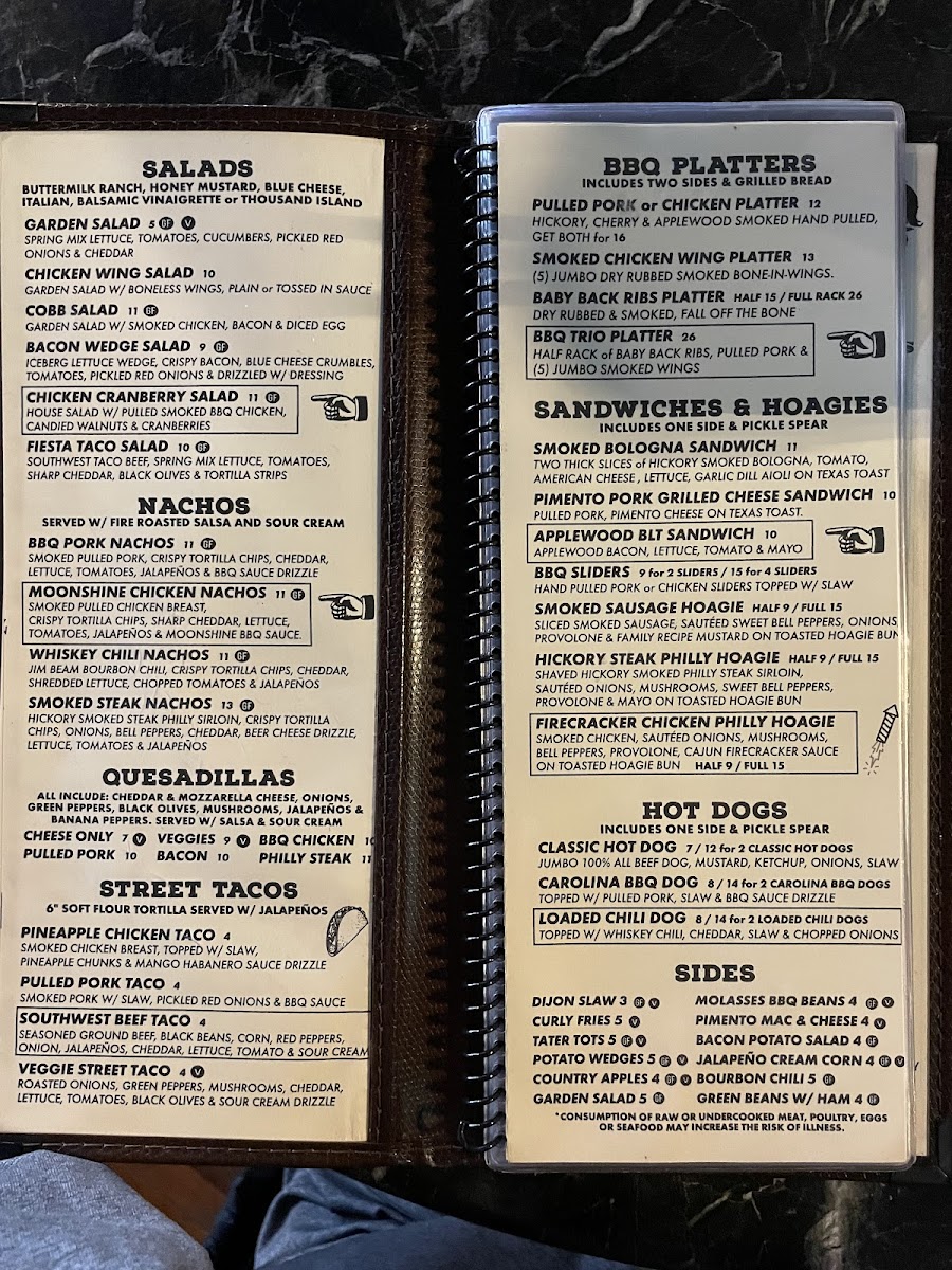 The Pickled Pig Kitchen Photo Menu 1