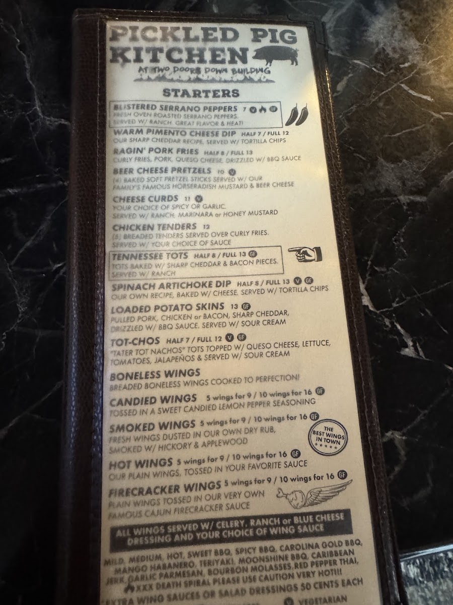 The Pickled Pig Kitchen Photo Menu 6