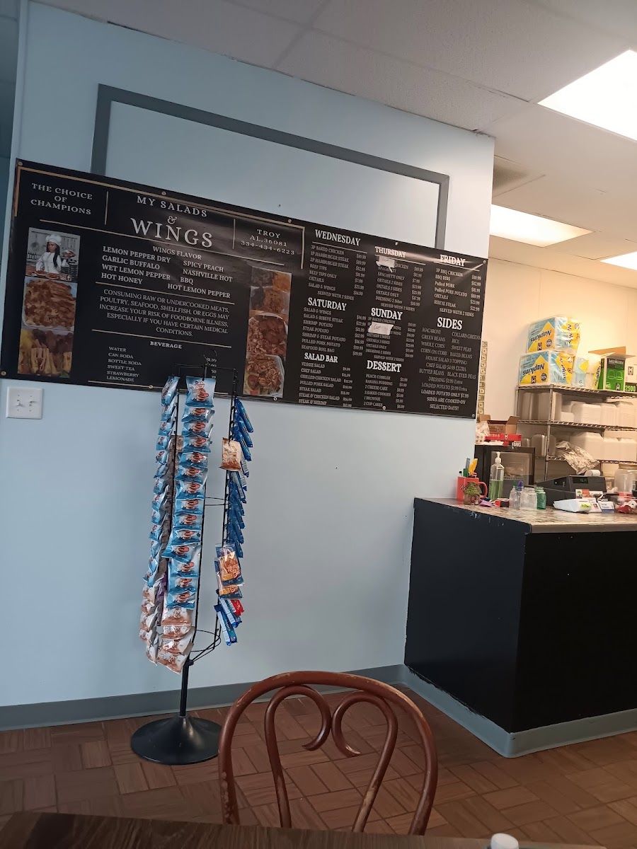 My Salads & Wings LLC Photo Menu 3