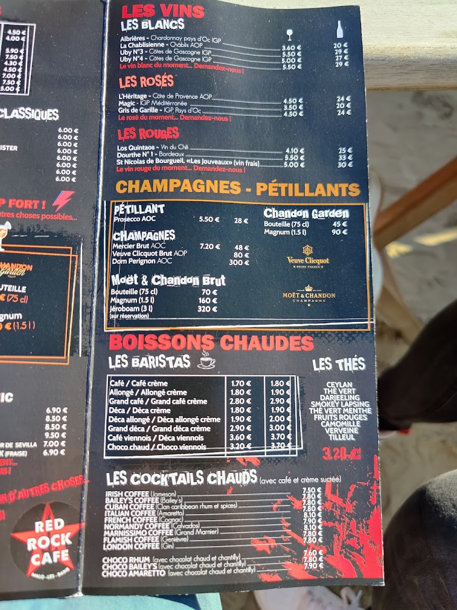 RED ROCK CAFE - DUNKERQUE Photo Menu 3