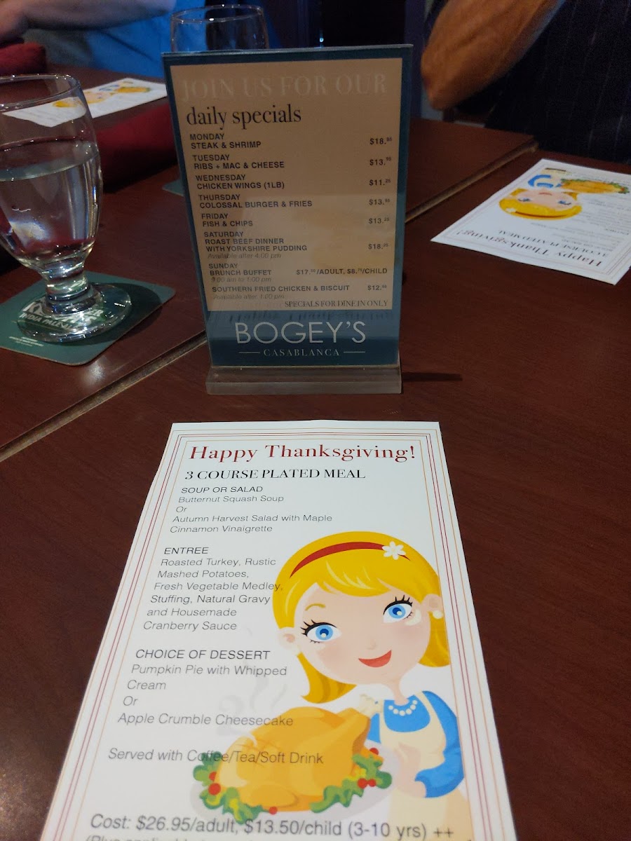 Bogey's Grillhouse Photo Menu 7