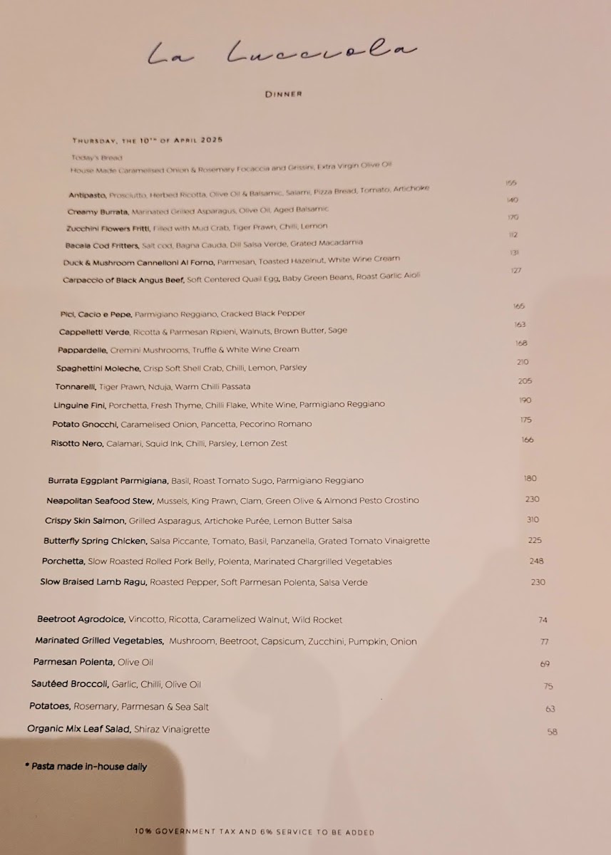 La Lucciola Photo Menu 10