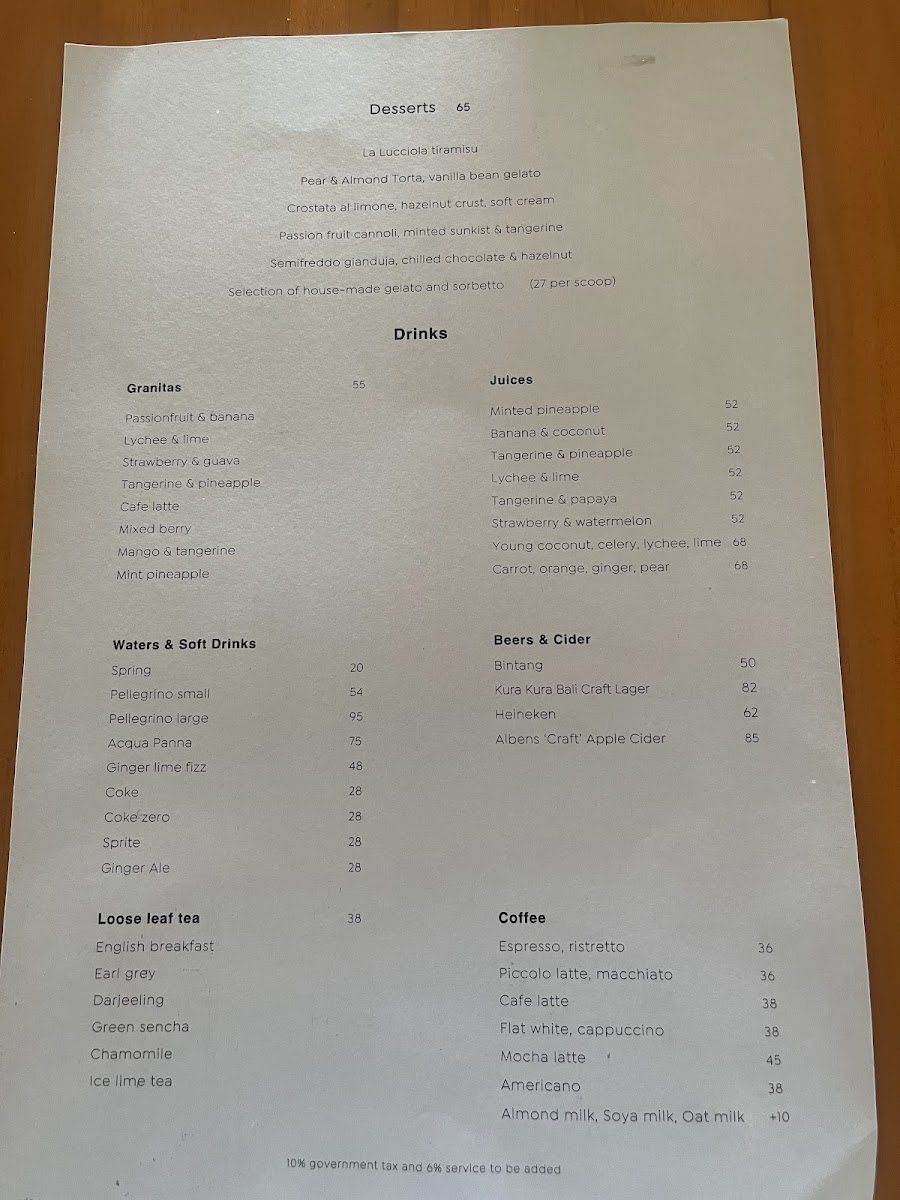 La Lucciola Photo Menu 6