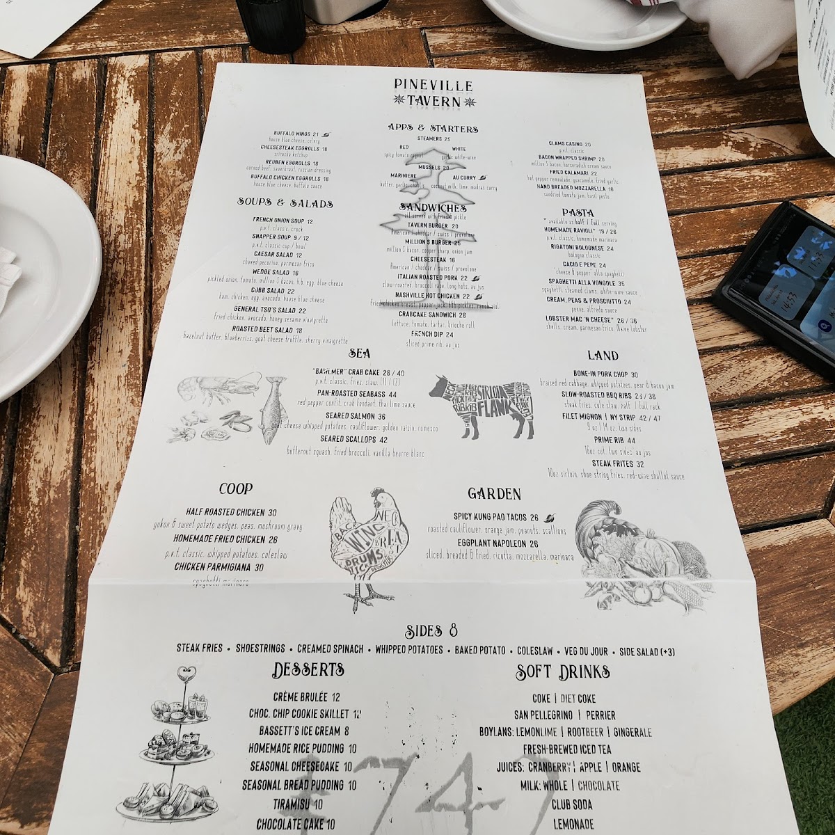 The Pineville Tavern Photo Menu 3