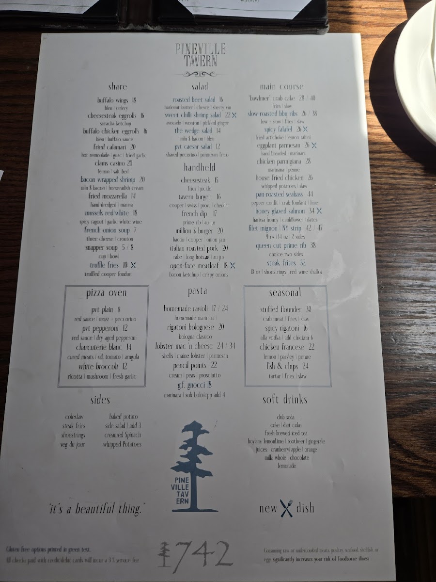The Pineville Tavern Photo Menu 7