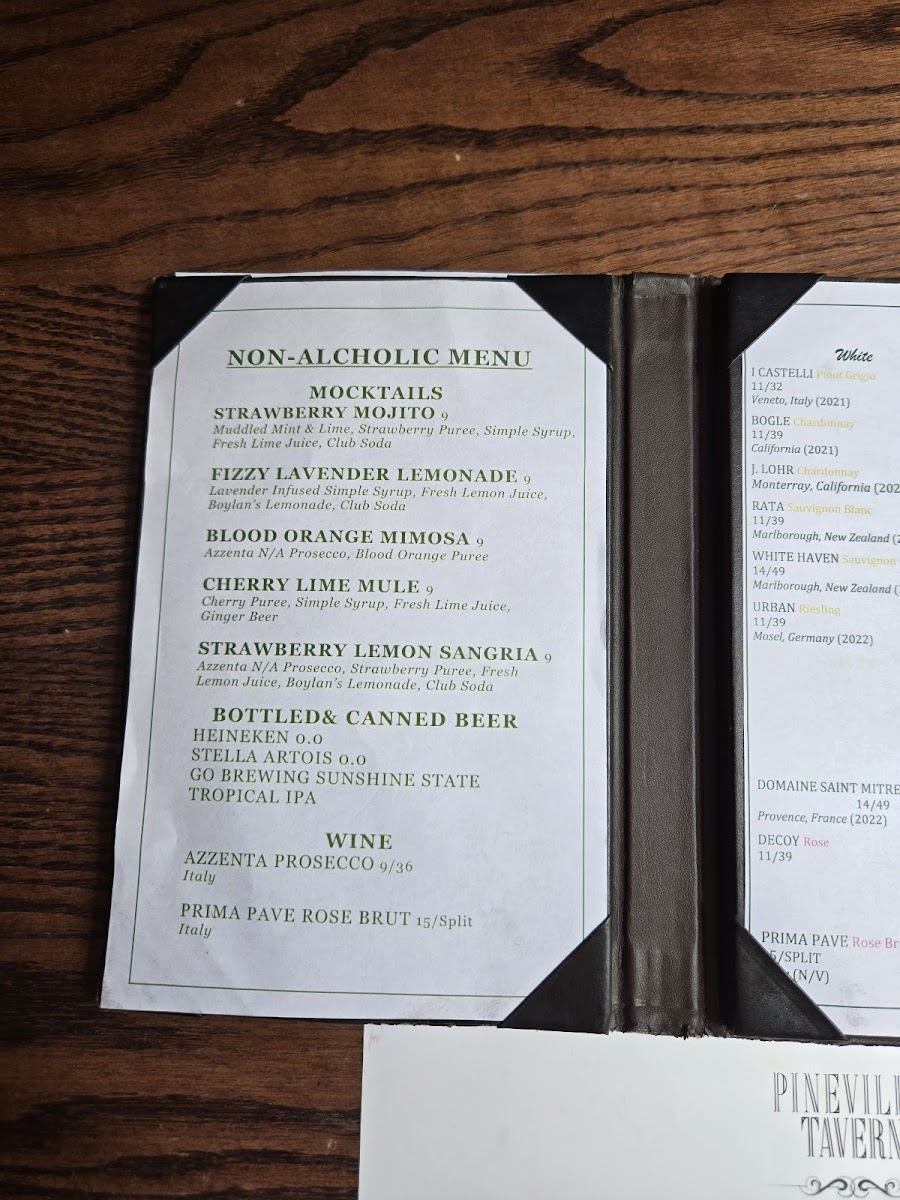 The Pineville Tavern Photo Menu 9