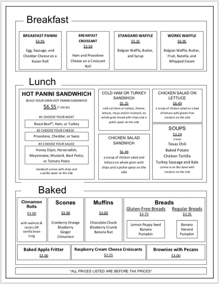 Unshakable Grounds Coffee Shop Now Sisters Coffee Photo Menu 4