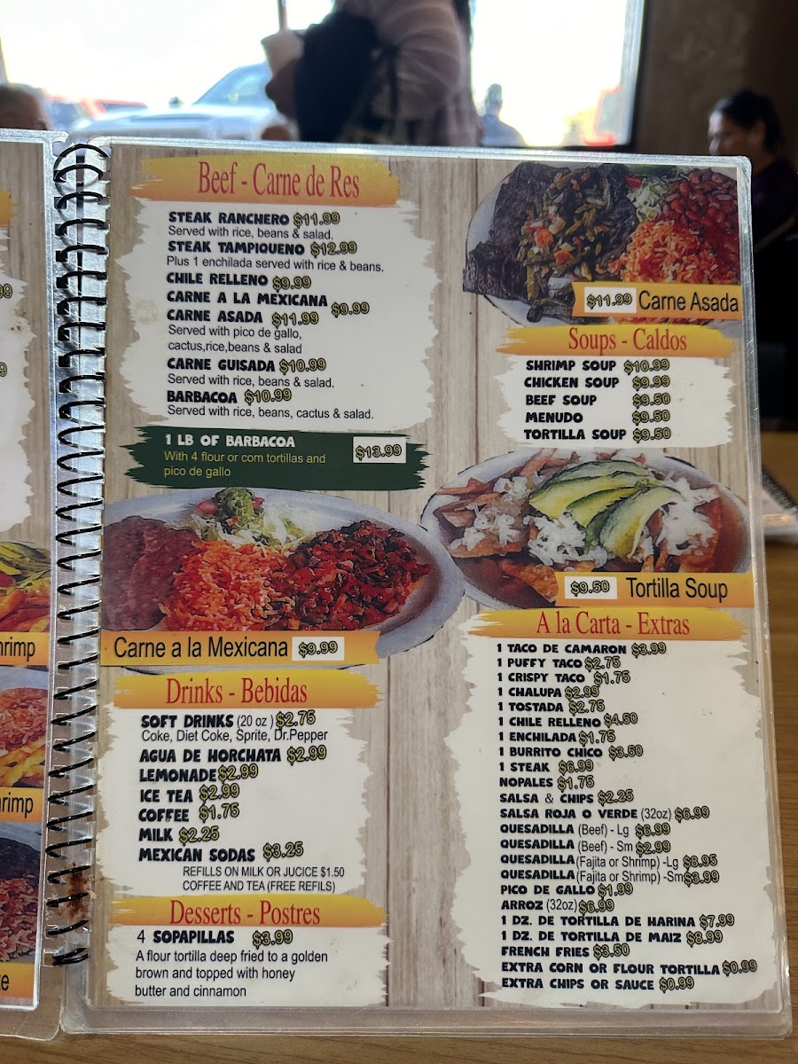 La Cantera Restaurant Photo Menu 2