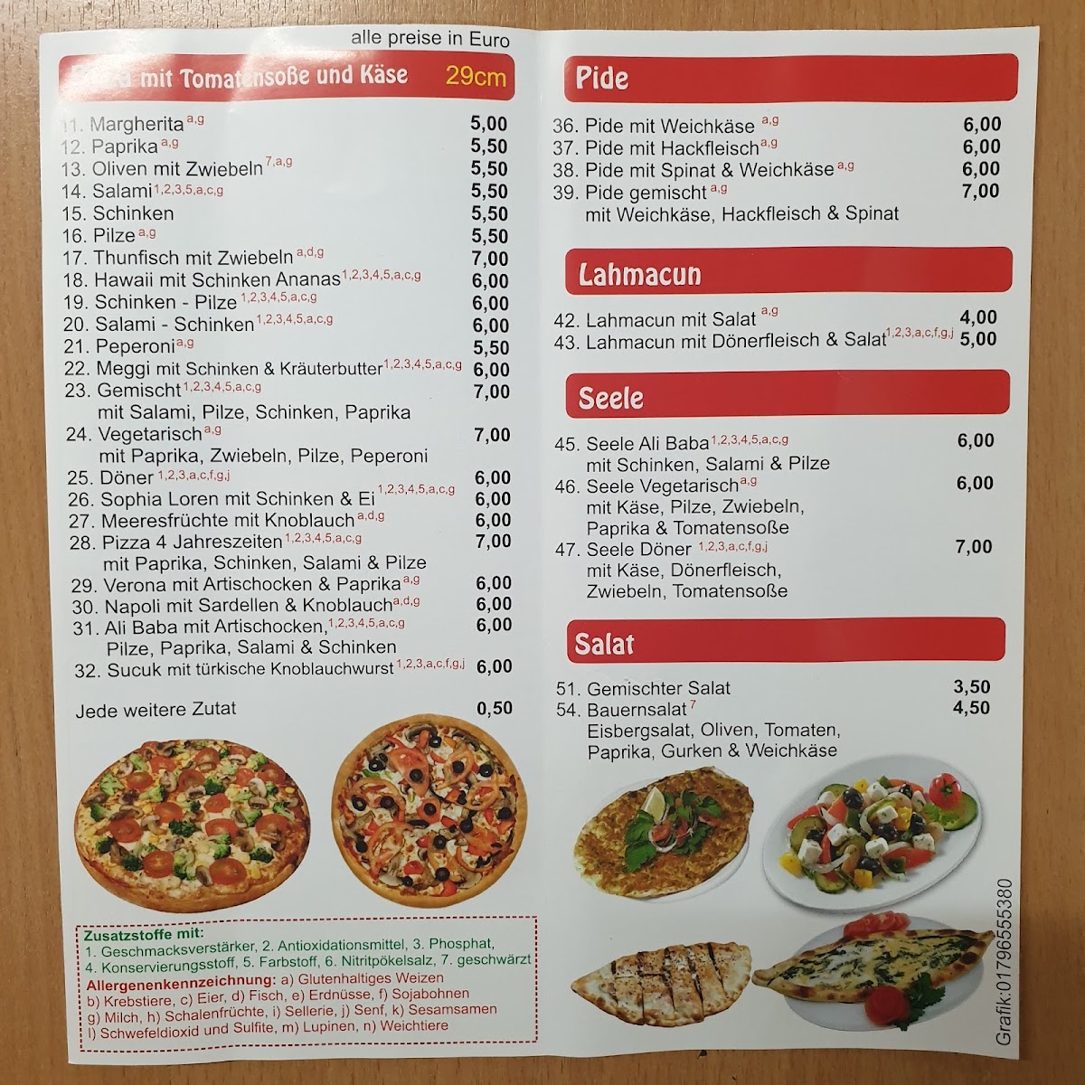 Ali Baba Photo Menu 5