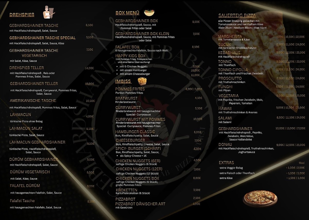 Gebhardshainer Kebabhaus Photo Menu 1