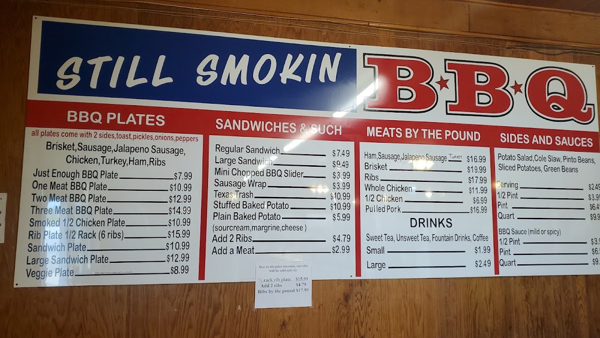 STILL SMOKIN BBQ Photo Menu 10