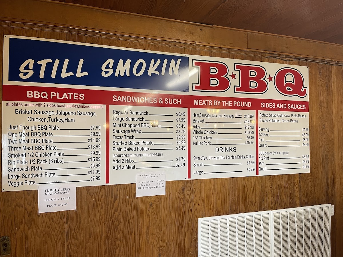 STILL SMOKIN BBQ Photo Menu 5