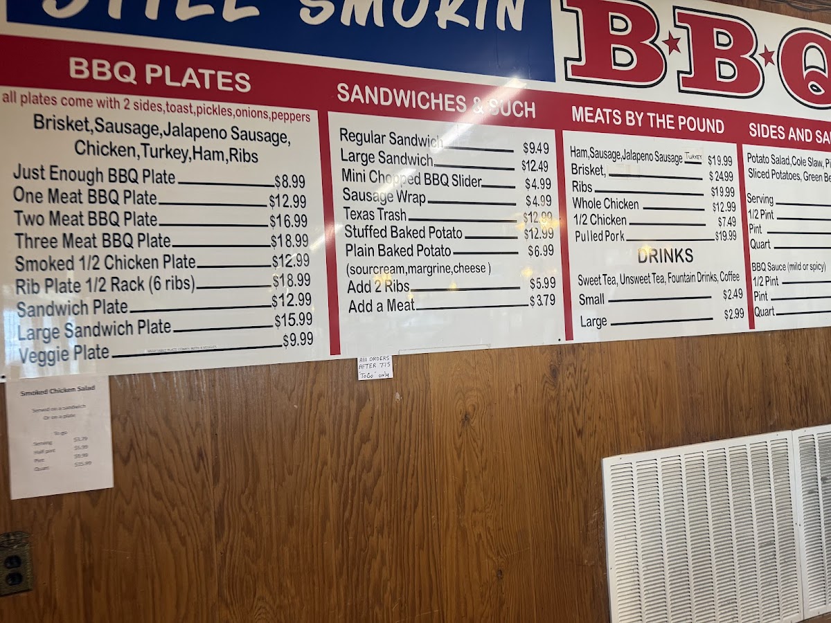 STILL SMOKIN BBQ Photo Menu 6