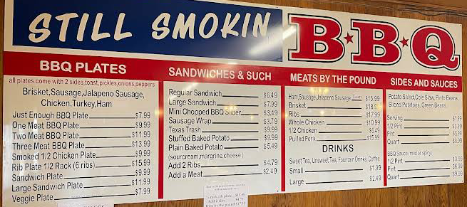 STILL SMOKIN BBQ Photo Menu 7