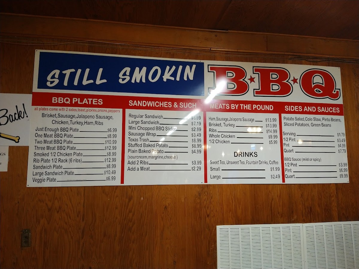 STILL SMOKIN BBQ Photo Menu 9