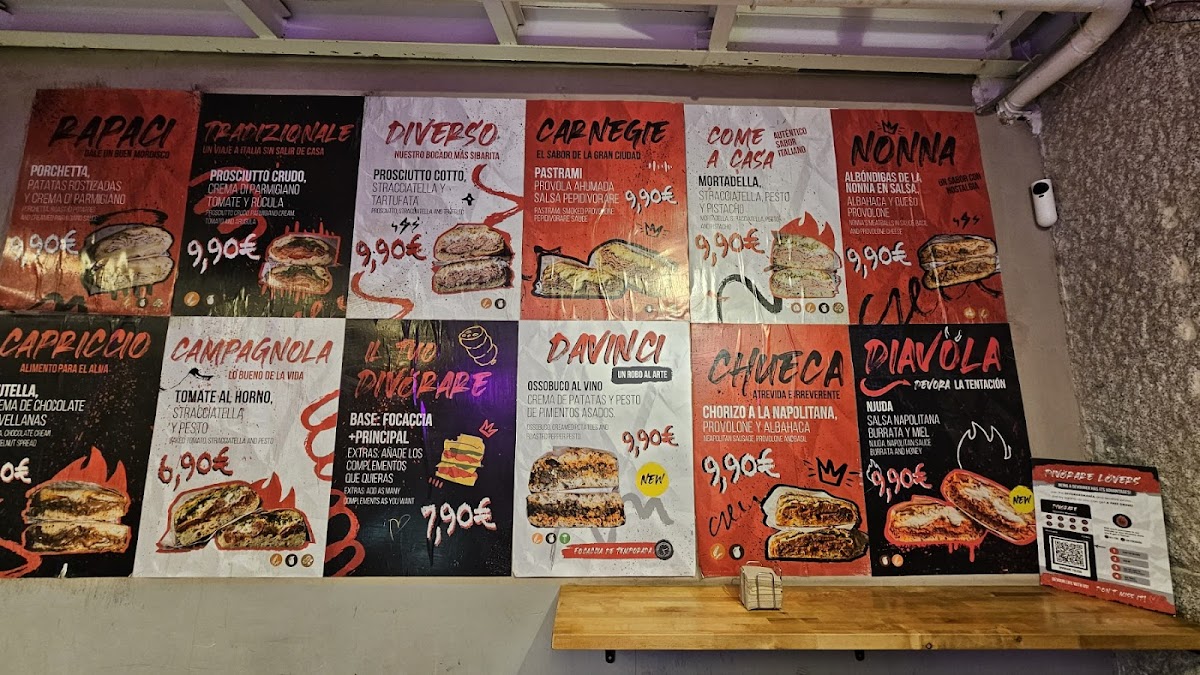 DIVORARE l Focaccia Madrid Photo Menu 6