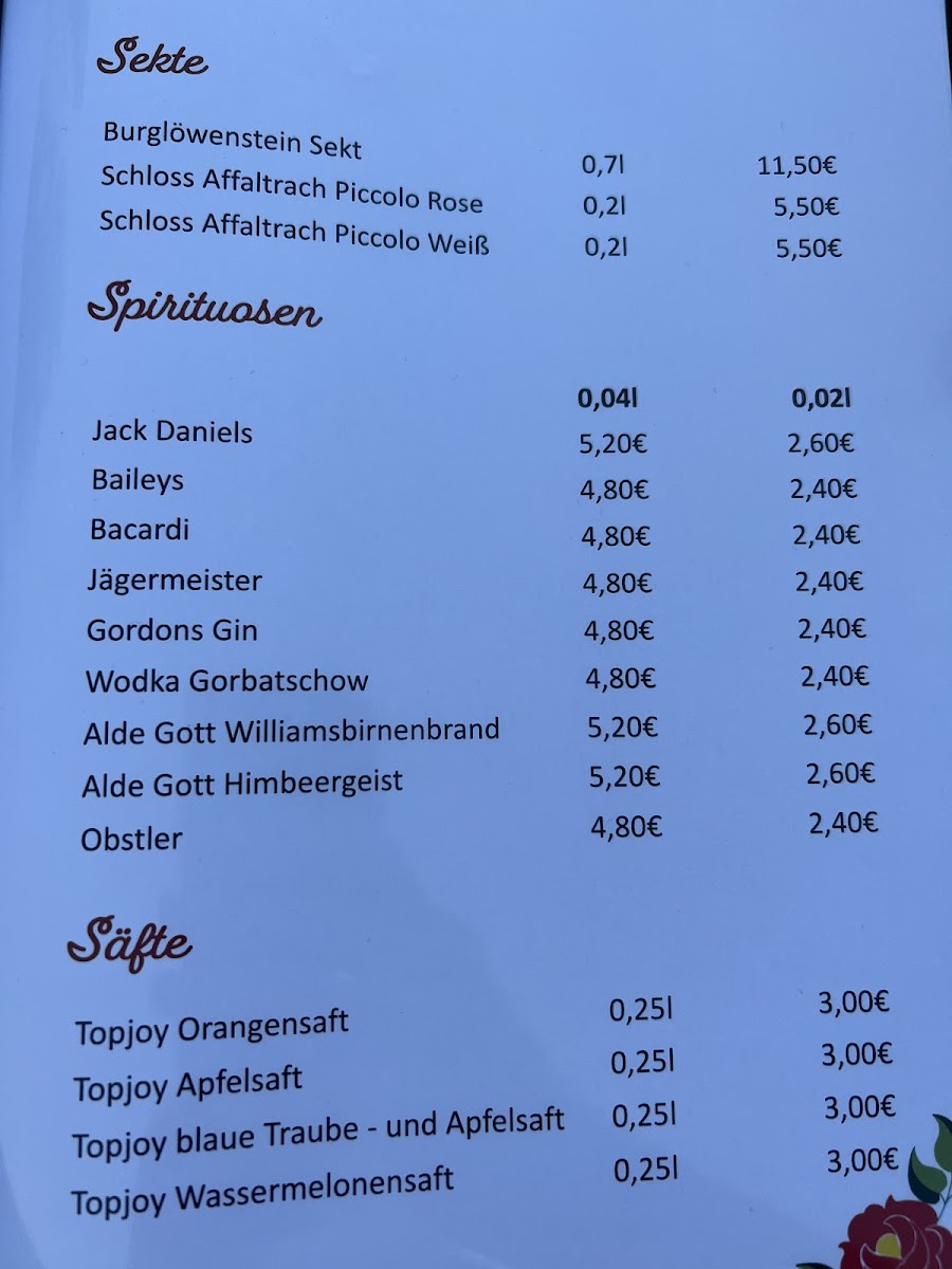 Restaurant Schützenhaus Photo Menu 2