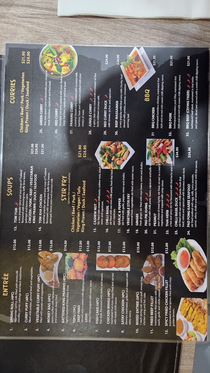 Nana on the bay Thai Restaurant Photo Menu 5