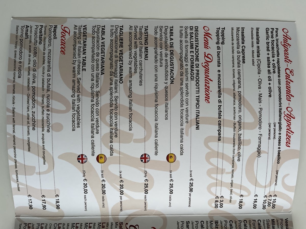 Sabor Italiano Ibiza Photo Menu 3