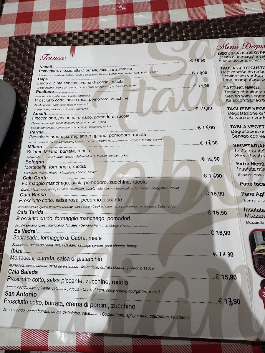 Sabor Italiano Ibiza Photo Menu 5