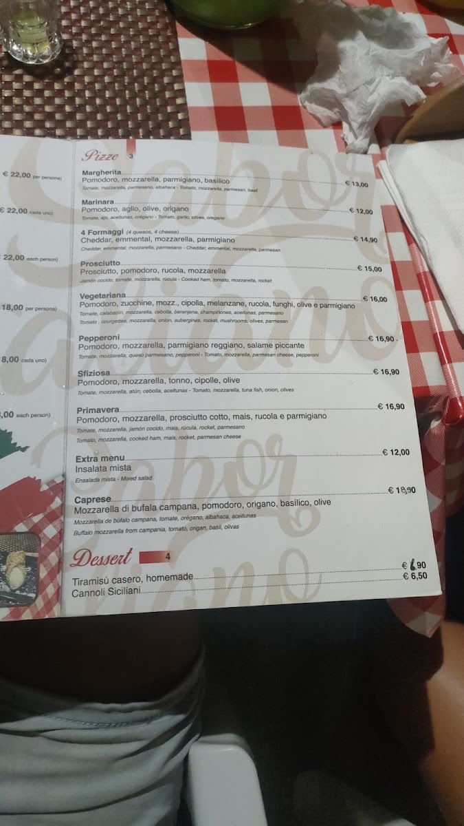 Sabor Italiano Ibiza Photo Menu 7