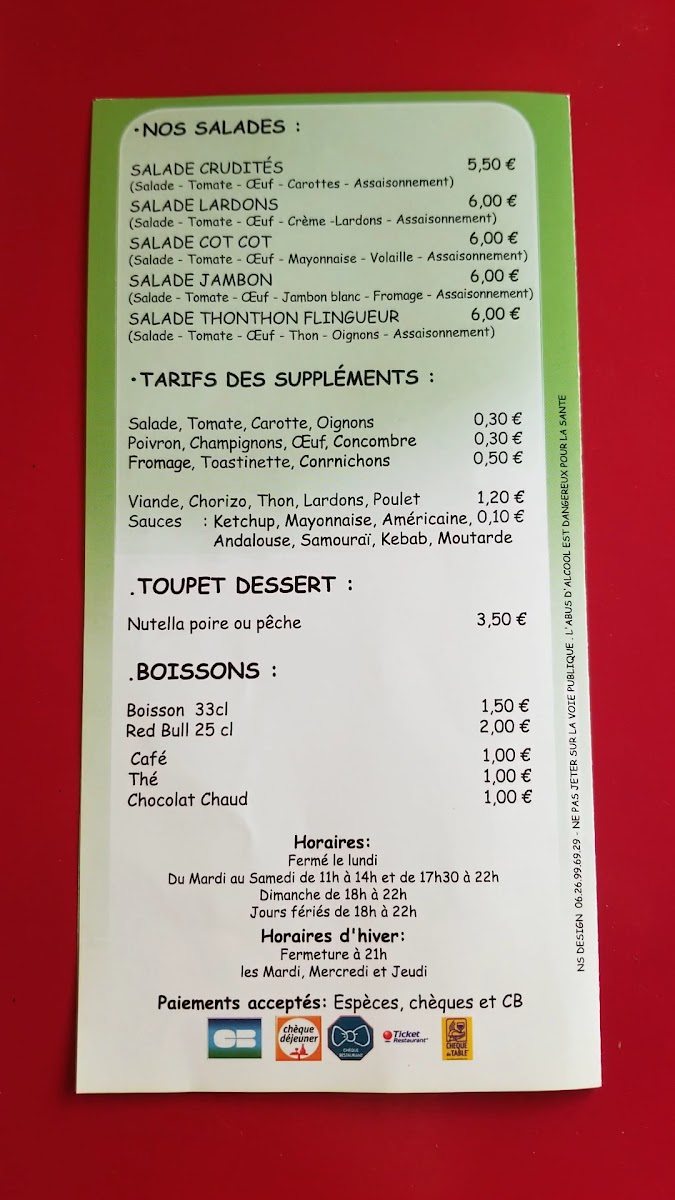 Le Toupet Photo Menu 7