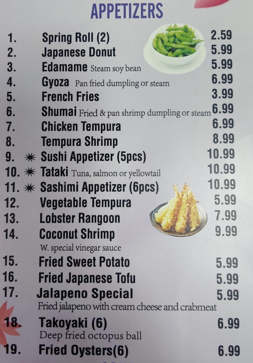 Koi Japan Photo Menu 6