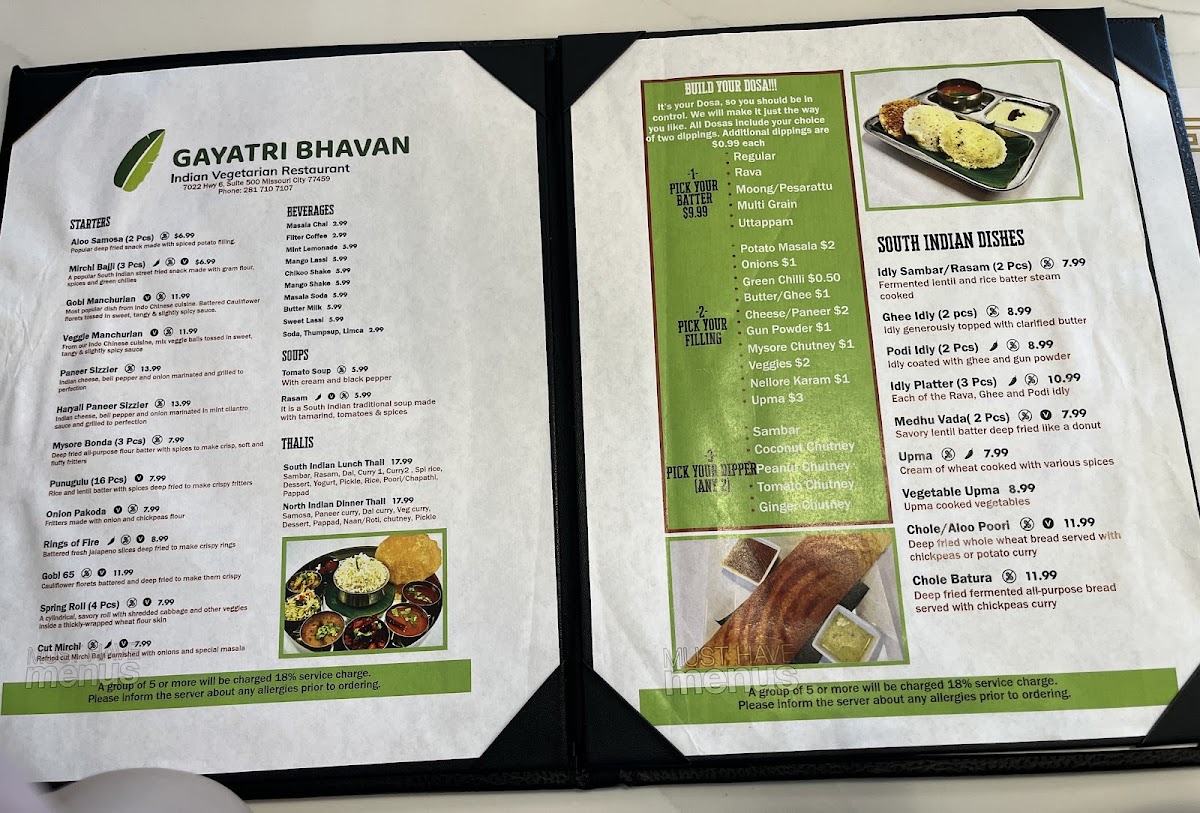 Gayatri Bhavan @ Missouri City Photo Menu 5