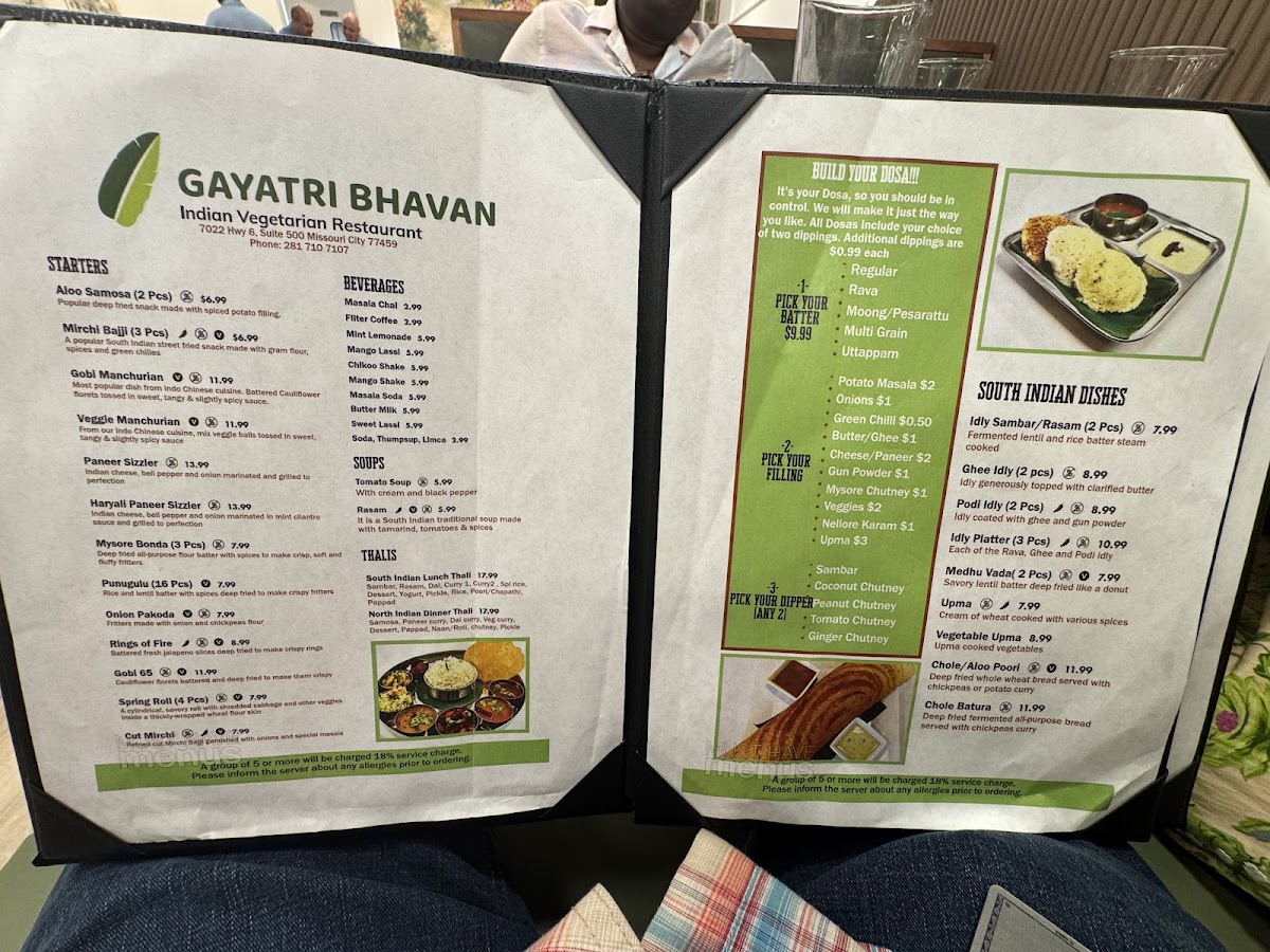 Gayatri Bhavan @ Missouri City Photo Menu 7