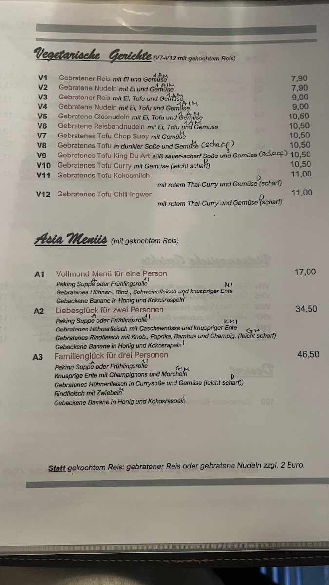 Asia Restaurant Königswinter Photo Menu 10