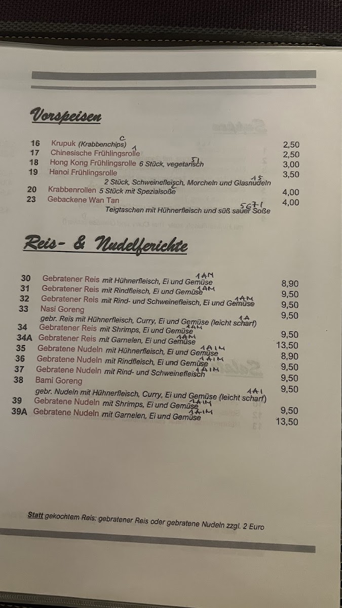 Asia Restaurant Königswinter Photo Menu 4