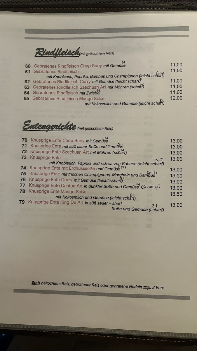 Asia Restaurant Königswinter Photo Menu 8