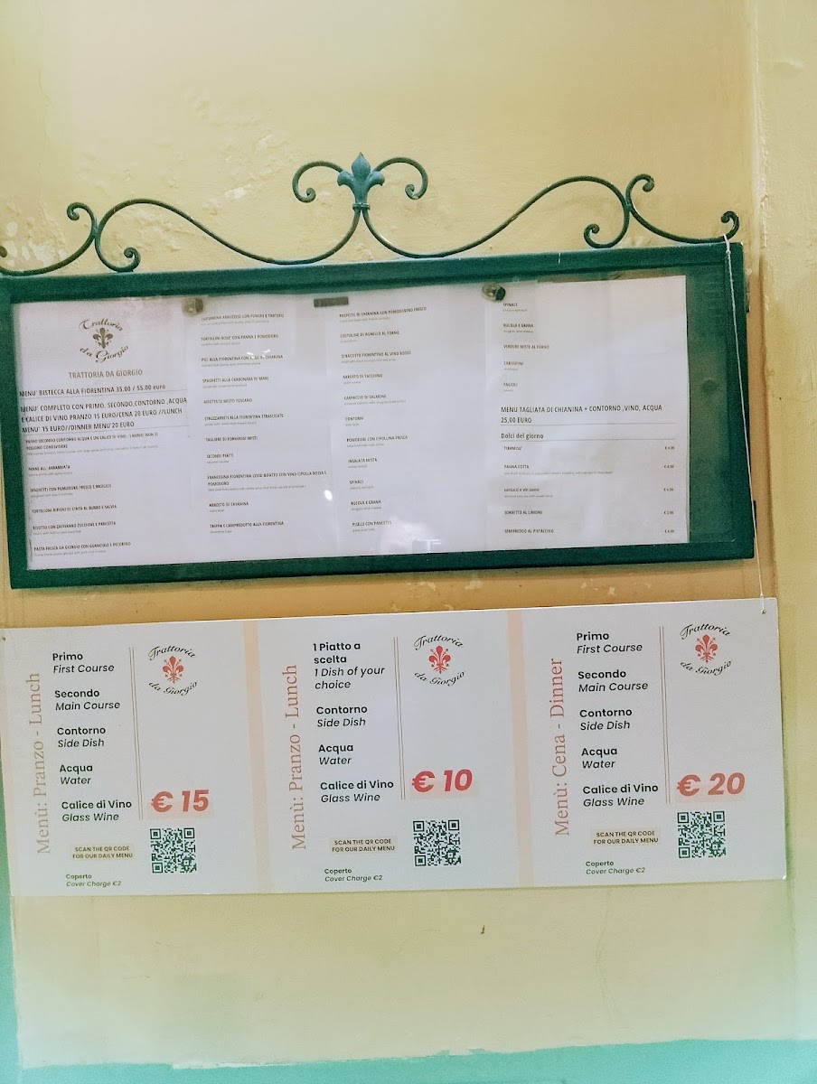 Trattoria da Giorgio Photo Menu 2
