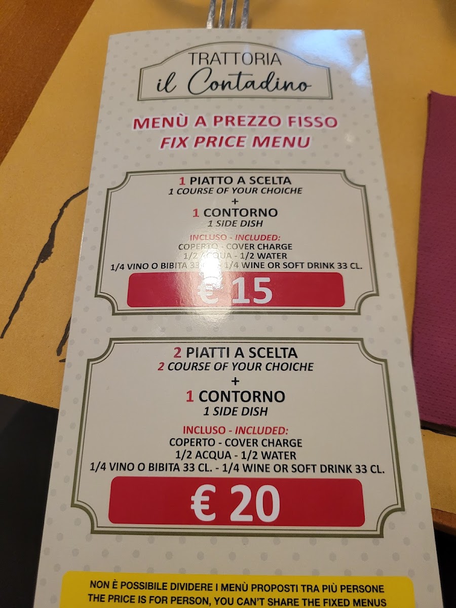 Trattoria da Giorgio Photo Menu 3