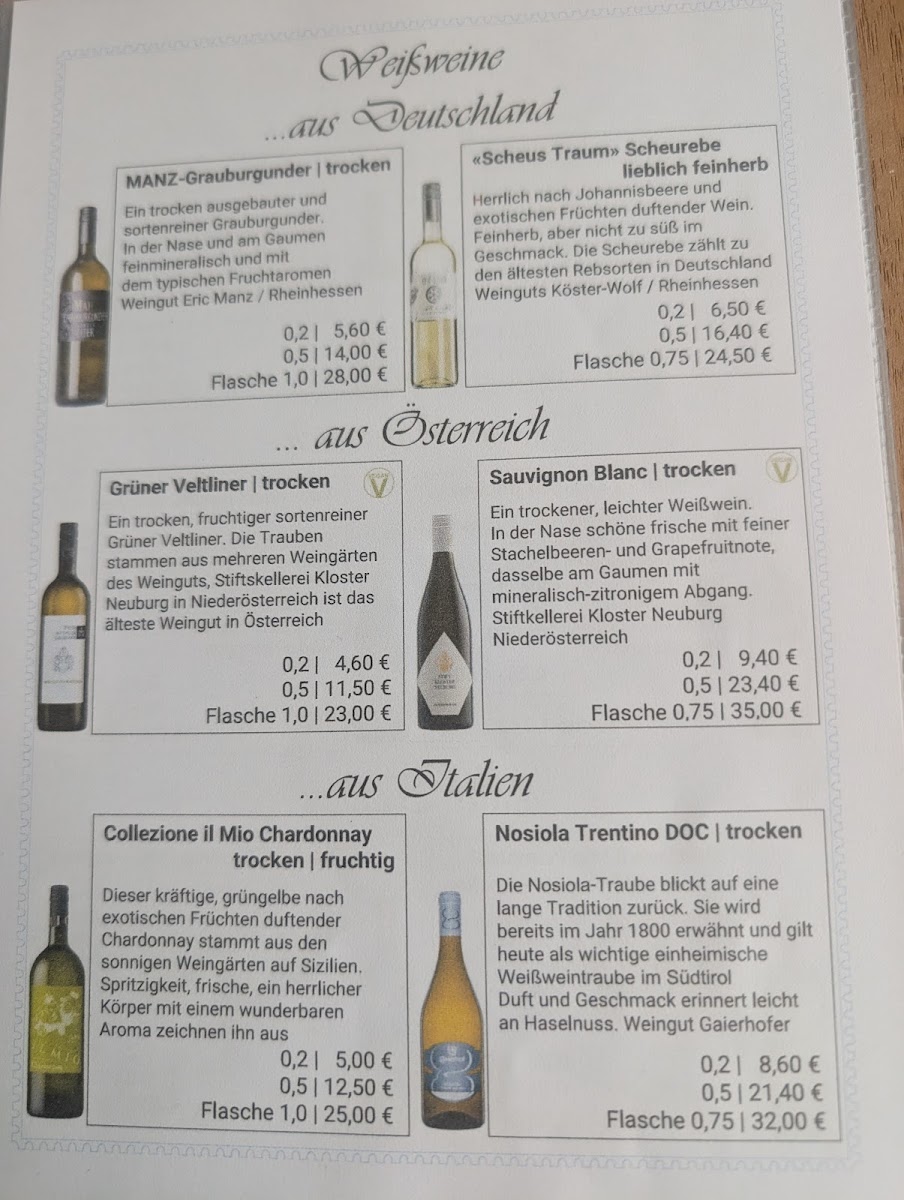 Zur Moar-Wirtin Photo Menu 1