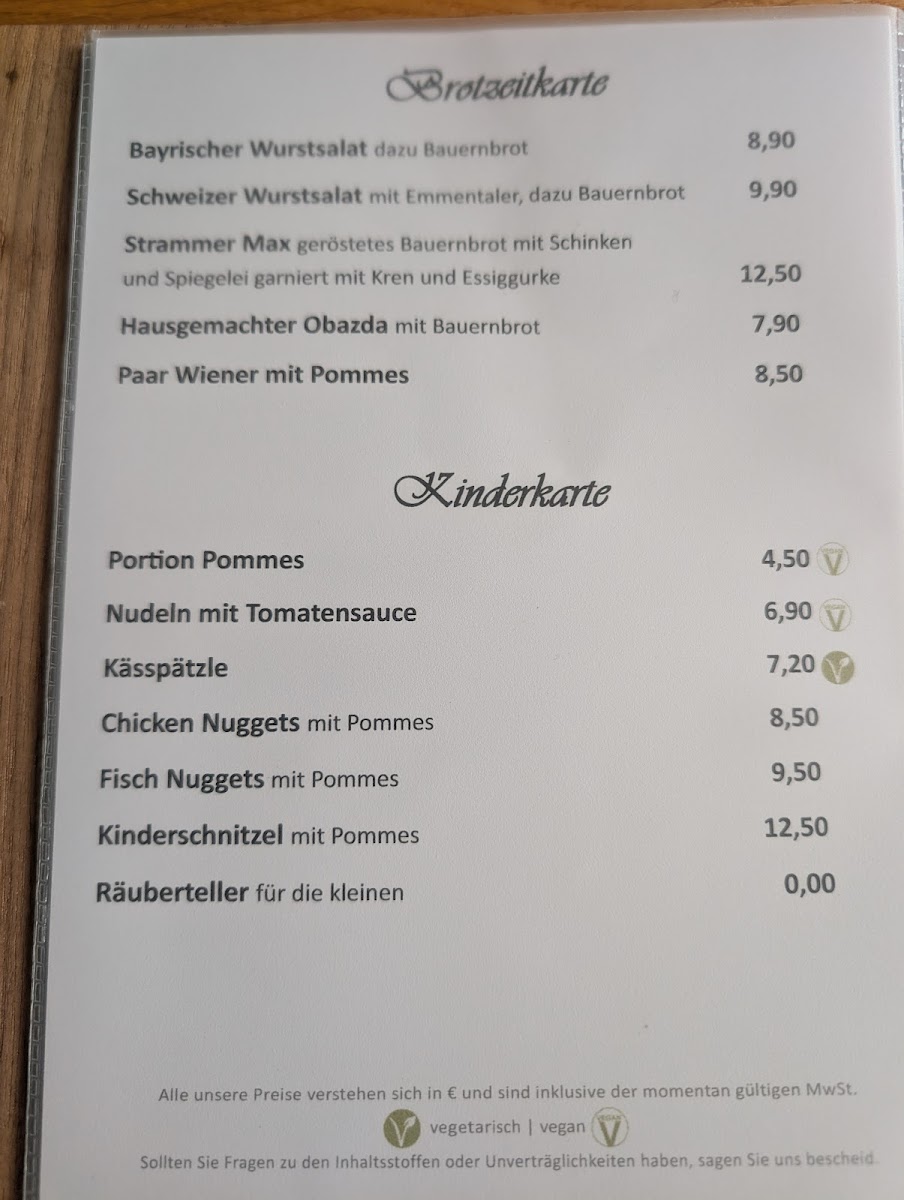 Zur Moar-Wirtin Photo Menu 10