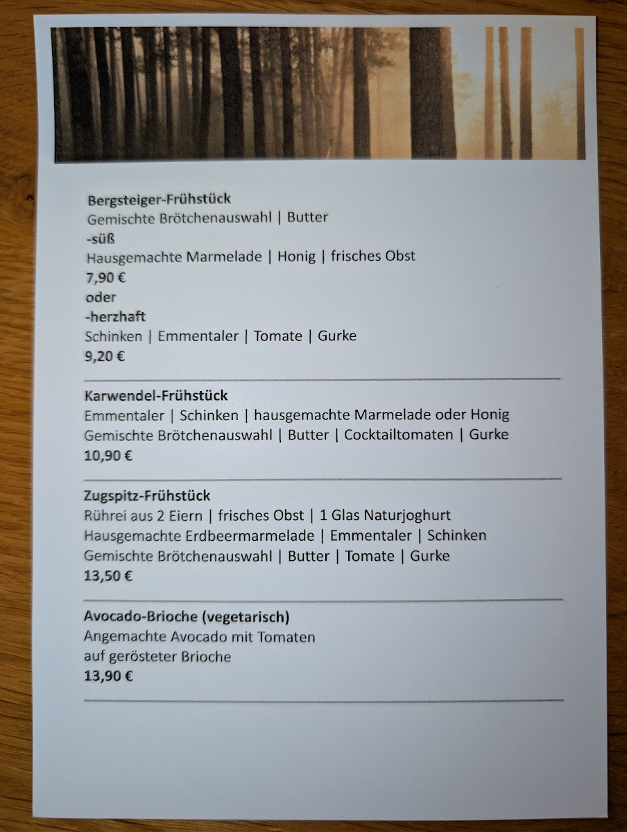 Zur Moar-Wirtin Photo Menu 7