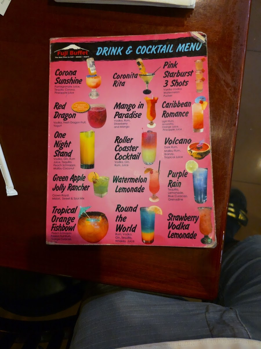 Fuji Japanese Buffet Photo Menu 5