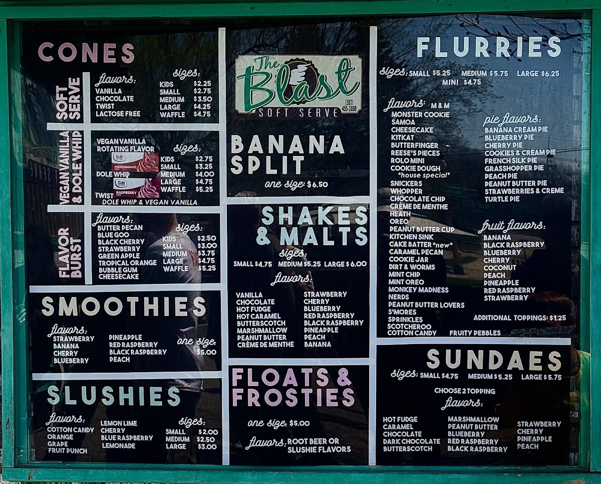 Blast Soft Serve Photo Menu 2