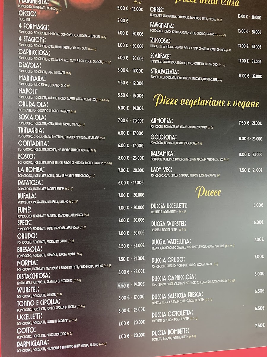 Casa nostra 2.0 pizzeria Photo Menu 1