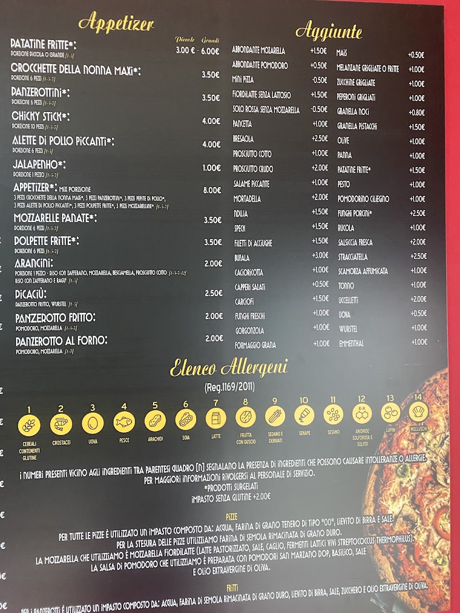 Casa nostra 2.0 pizzeria Photo Menu 2