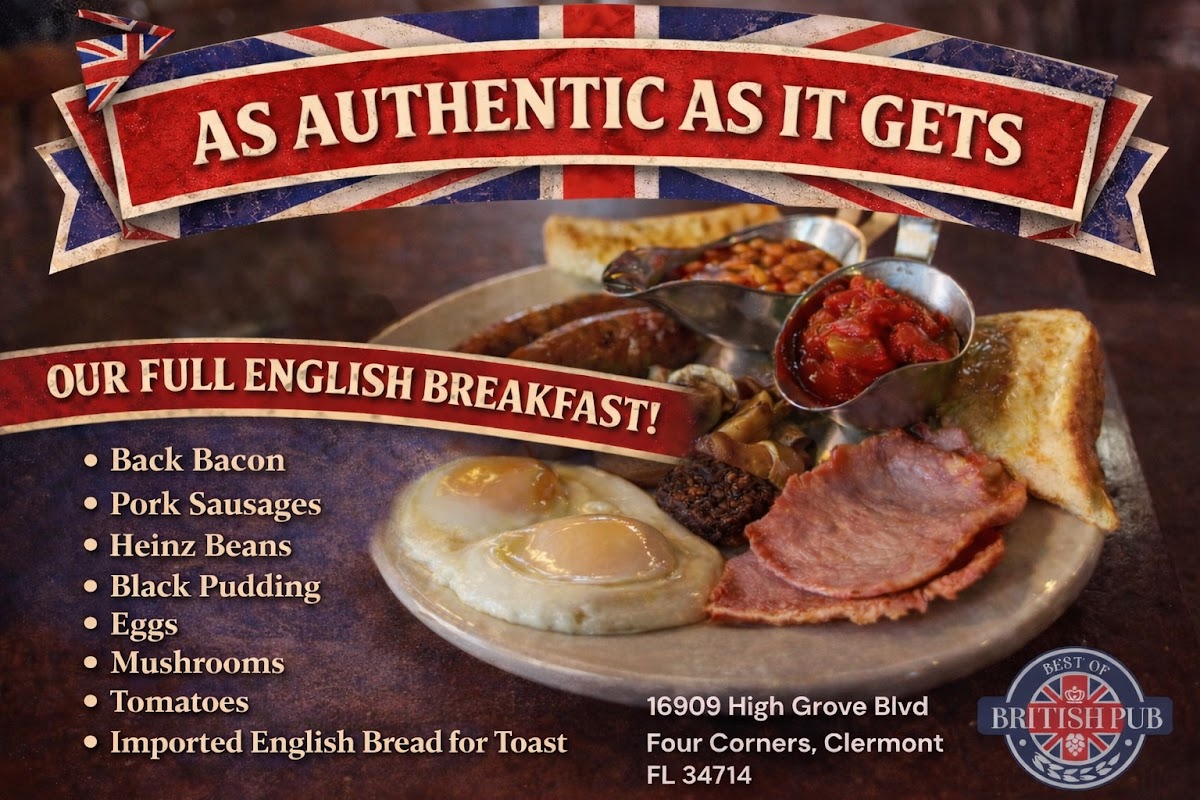 Best of British Pub Photo Menu 5