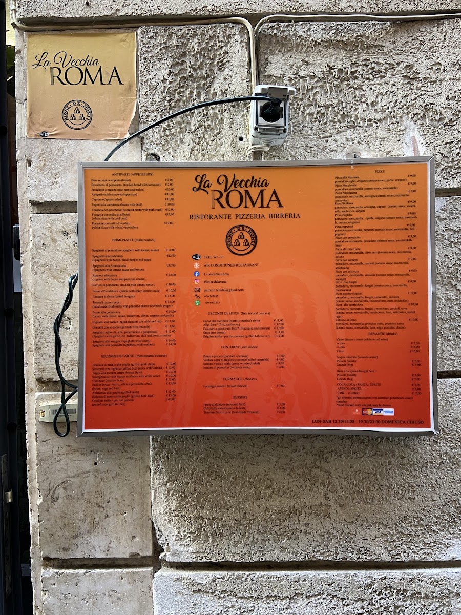 La Vecchia Roma Photo Menu 2