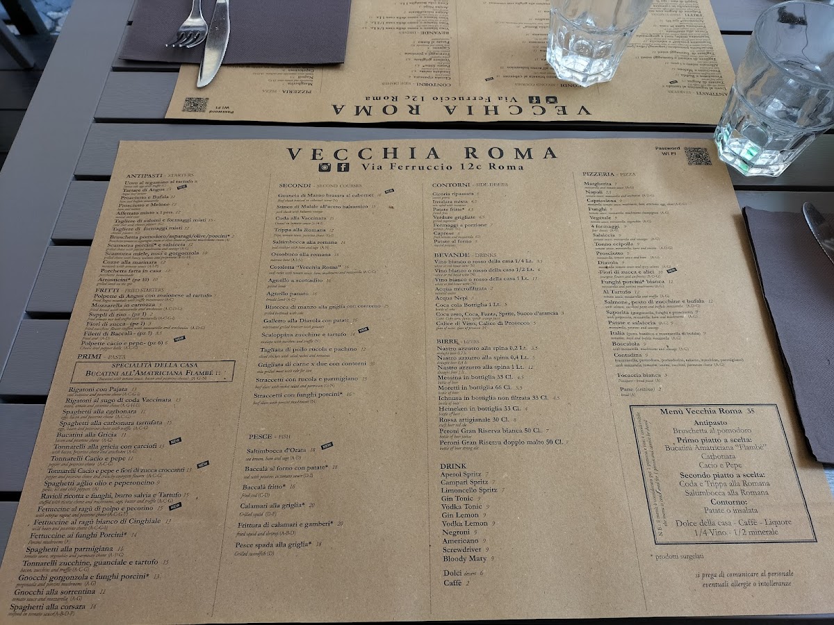 La Vecchia Roma Photo Menu 8