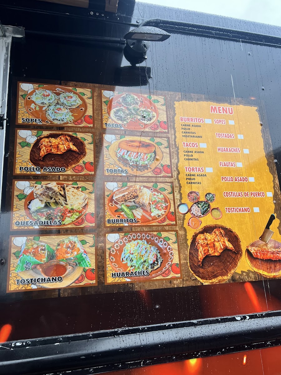 El Pollo Chano Photo Menu 2