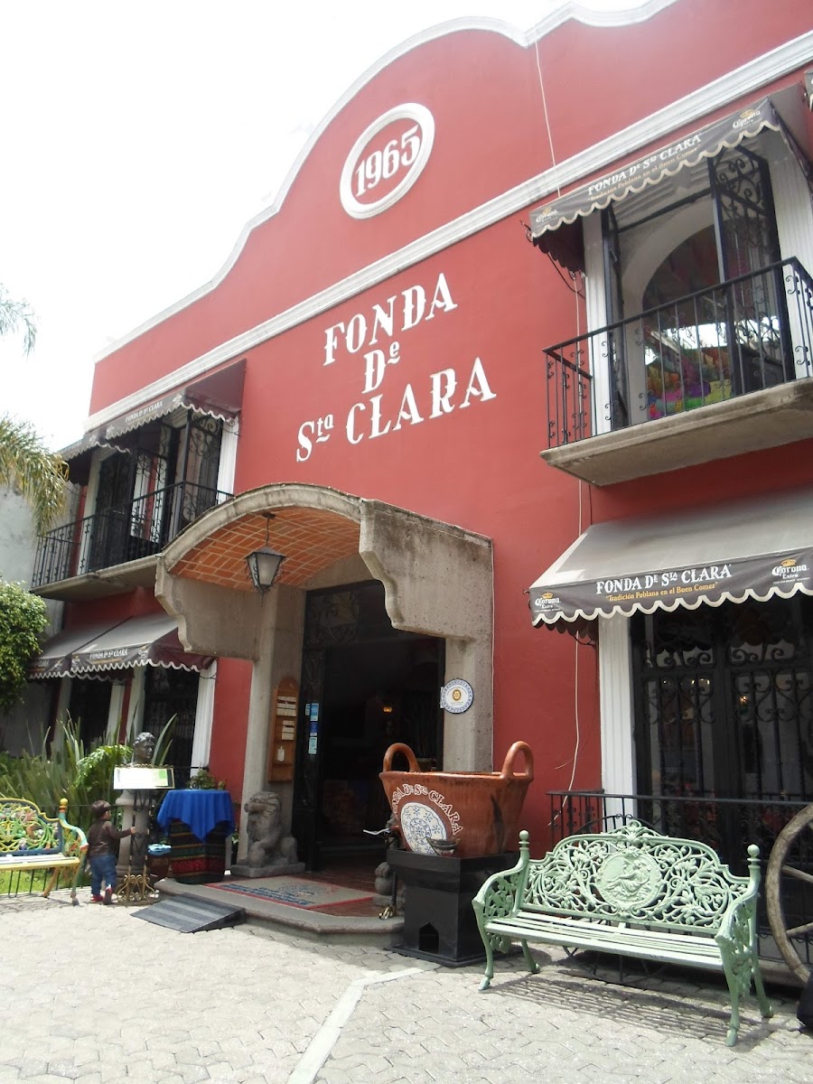 Fonda de Santa Clara centro cholula