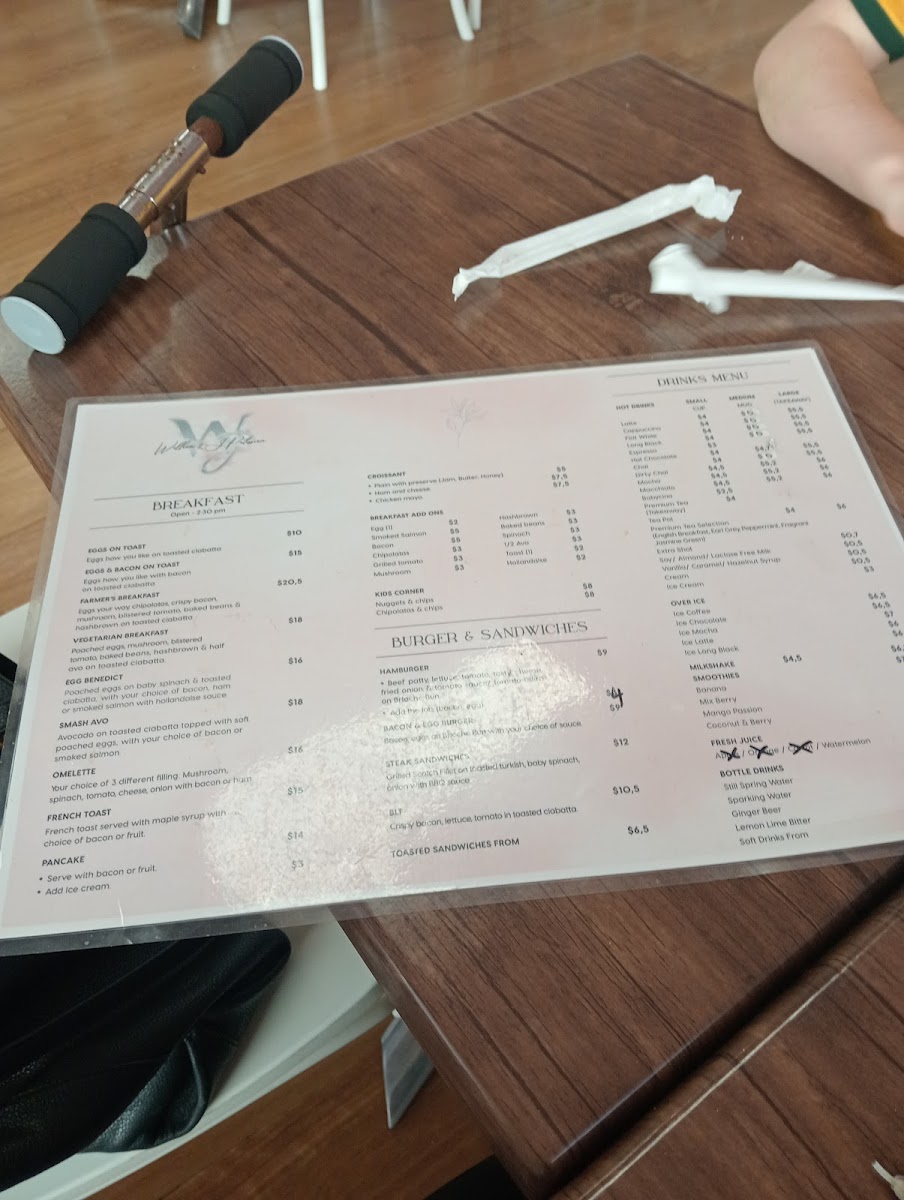 William and J Patisserie Photo Menu 4