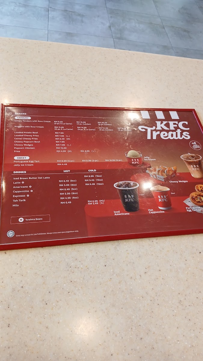 KFC SERI IMPIAN KLUANG DT Photo Menu 1