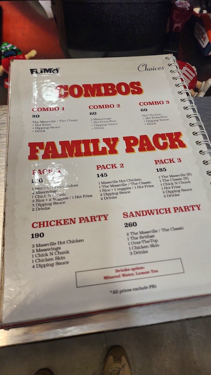 Fumo Chicken Bar Photo Menu 2